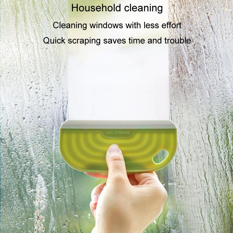 Mini Silicone Bathroom Squeegee Mirror Glass Cleaner Portable Window Wiper Tile Scraper Tool 9