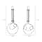 Stainless Steel Double Circle Dough Whisk Egg Beater Flour Mixer for Baking and Noodle Making