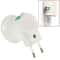 E27 Lamp Socket to EU Plug Adapter with Switch Heat-Resistant Bulb Holder
