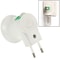 E27 Lamp Socket to EU Plug Adapter with Switch Heat-Resistant Bulb Holder
