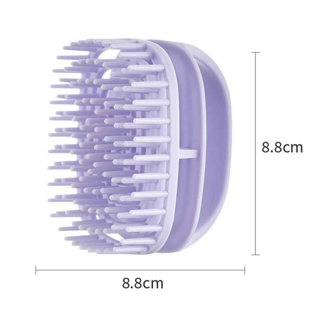 Silicone Shampoo Brush Scalp Massage Scrubber For Deep Clean Hair Care 8