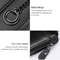 Large Capacity Leather Key Organizer Wallet Zipper Key Holder Case 3