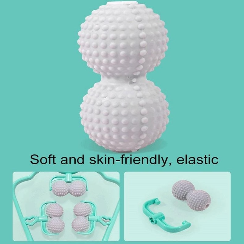 Ergonomic Manual Neck Massager For Shoulder Cervical Trigger Point Relief 5