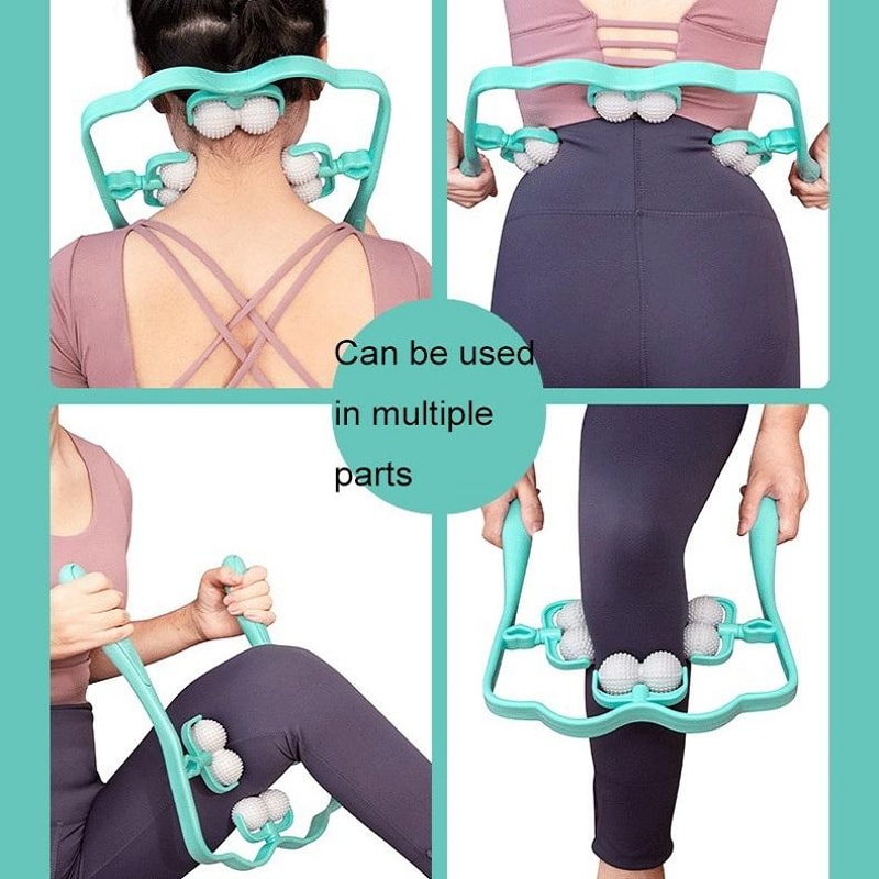 Ergonomic Manual Neck Massager For Shoulder Cervical Trigger Point Relief 7