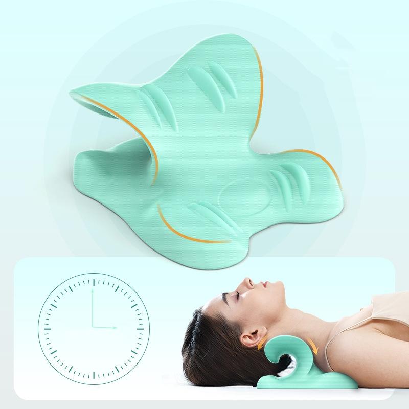Cervical Neck Stretcher Pillow With Acupressure Massage Support 1