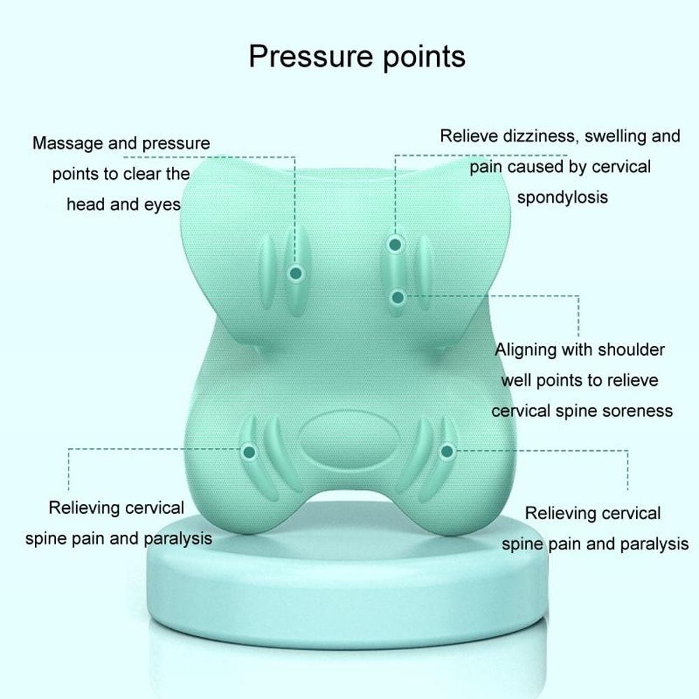 Cervical Neck Stretcher Pillow With Acupressure Massage Support 2