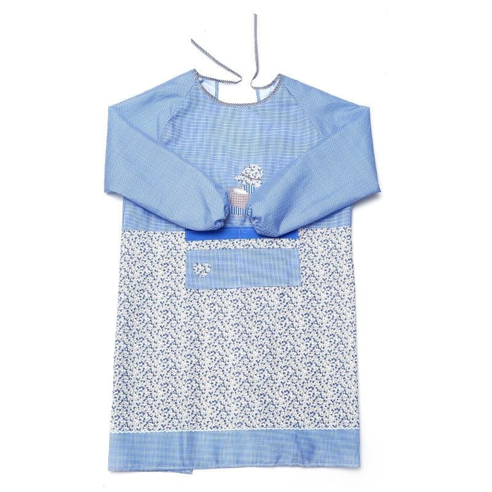 Long Sleeve OilProof Kitchen Apron For Adults AntiFouling Waterproof Cooking Sleeve Apron For Home 0