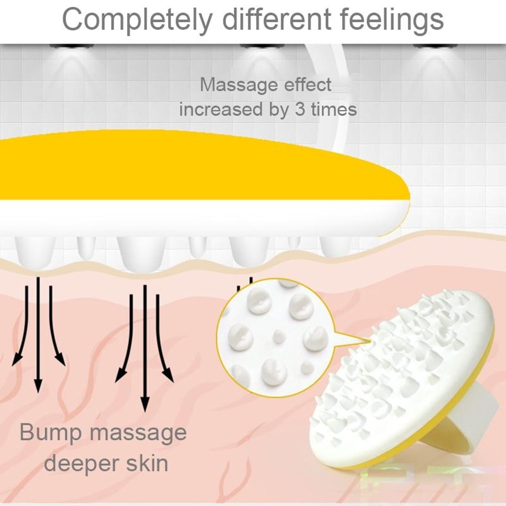 Anti Cellulite Shower Massage Glove TPR Body Scrub Brush 1