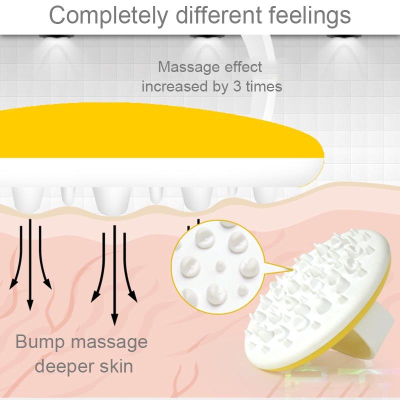 Anti Cellulite Shower Massage Glove TPR Body Scrub Brush 1