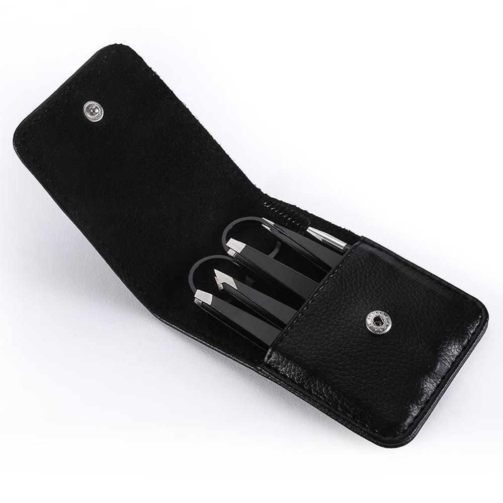 6 In 1 Precision Eyebrow Grooming Kit With Stainless Steel Tweezers Trimmer Set 1