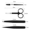 6 In 1 Precision Eyebrow Grooming Kit With Stainless Steel Tweezers Trimmer Set 2