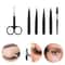 6 In 1 Precision Eyebrow Grooming Kit With Stainless Steel Tweezers Trimmer Set 4