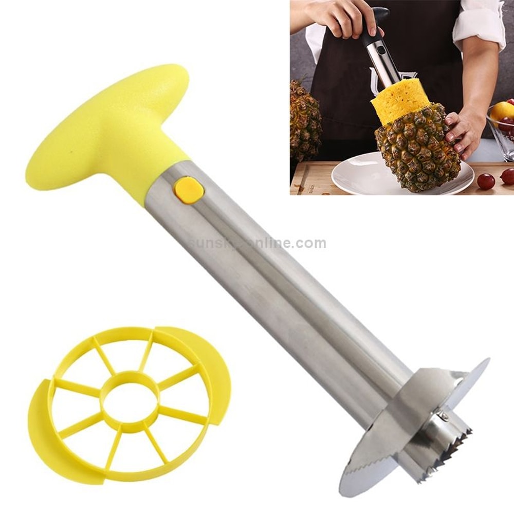 Stainless Steel Pineapple Corer And Slicer Tool For Easy Fruit Prep 11