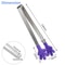 Silicone Stainless Steel Kitchen Tongs BBQ Ice Tong Salad Serving Clip Multipurpose Cooking Tool