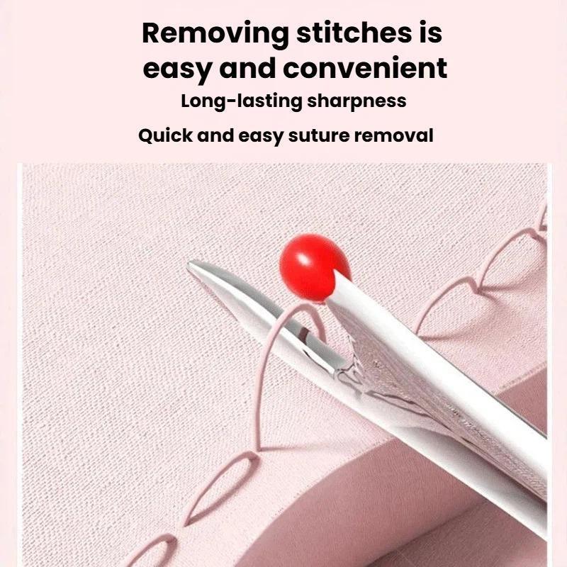 Portable Needle Threader Tool With Seam Ripper Telescopic Thread Pick For Easy Sewing 5