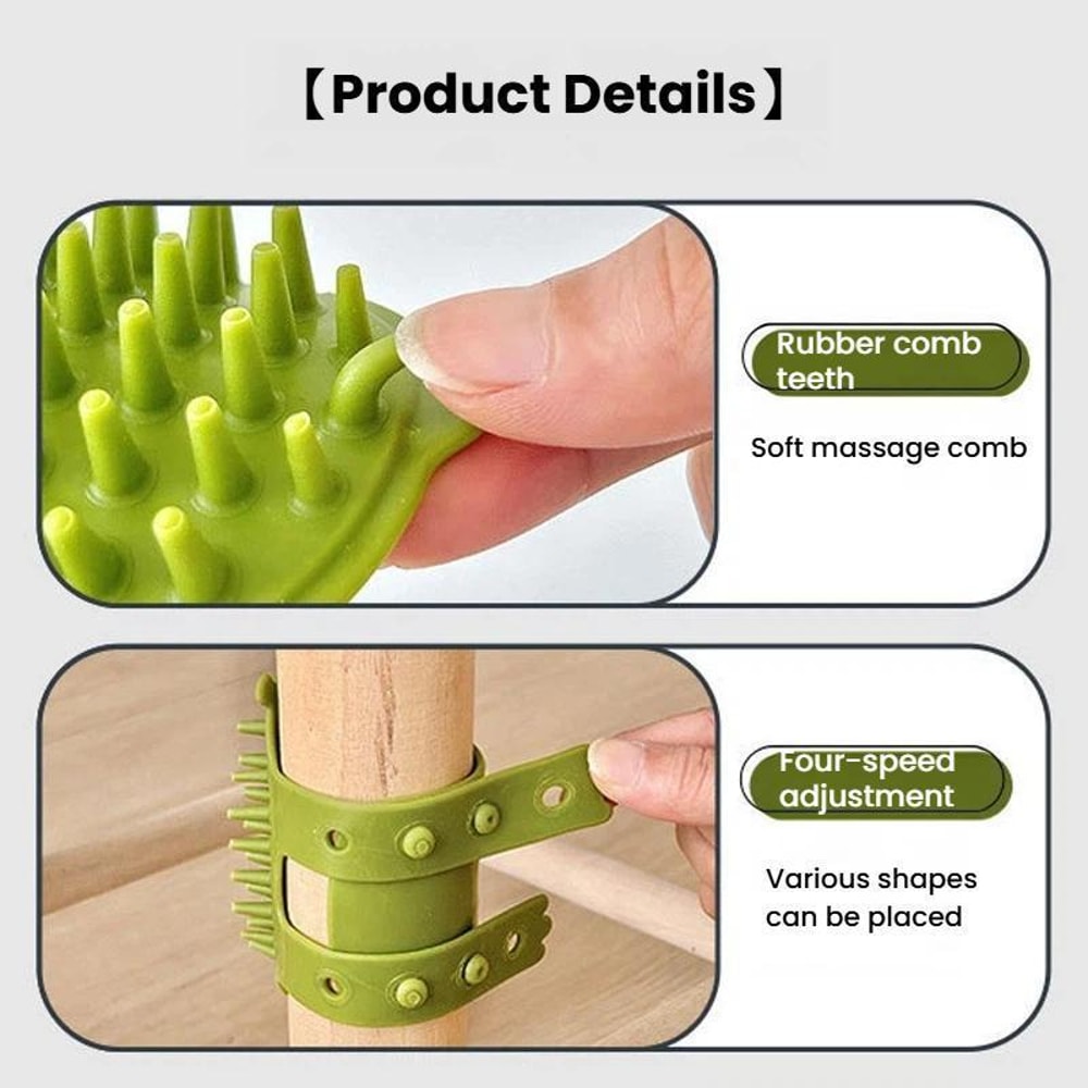 Soft Rubber Cat Self Groomer And Pet Itch Scratcher For Cats And Dogs 7