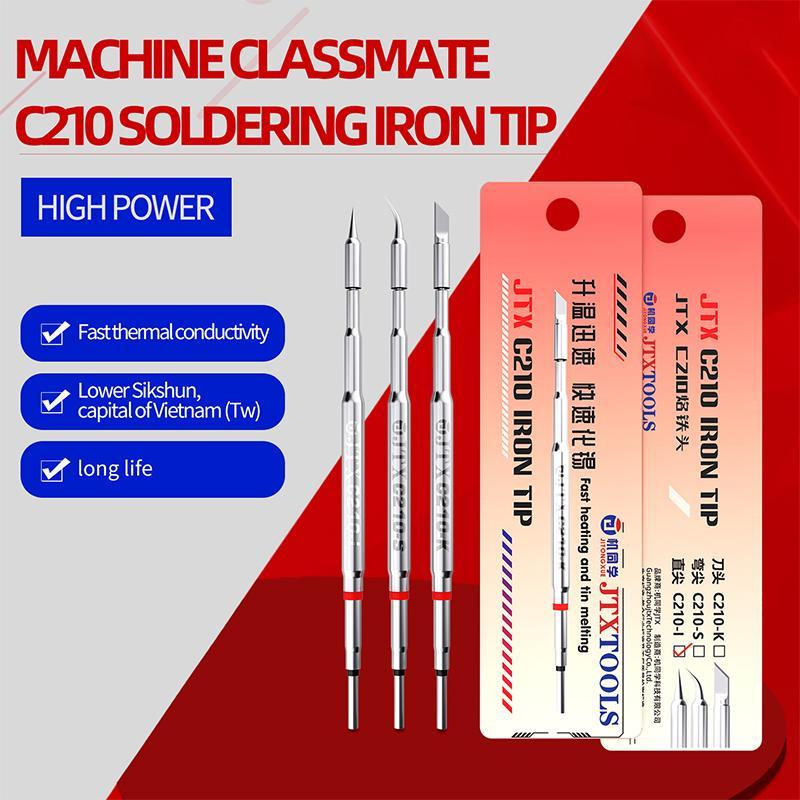 JTX C210 Soldering Iron Tip High Power Precision Tip For Fast Heating And Durable Performance 6
