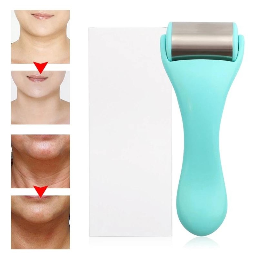 Stainless Steel Ice Roller For Face Cooling Facial Massager Skin Tightening Tool 8