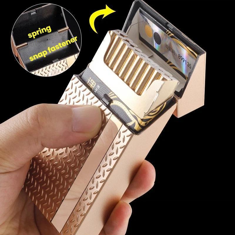 Elegant Slim Cigarette Case 20 Count Moisture Proof Holder For Women 2