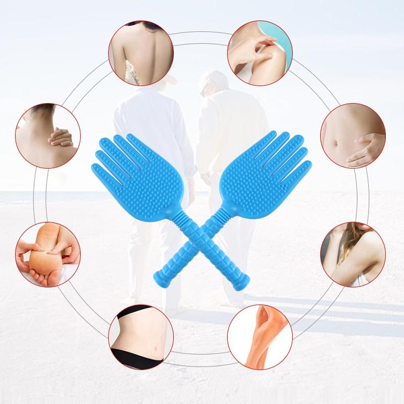 FlexiRelief Silicone Massage Paddle For Deep Tissue Meridian Therapy 7