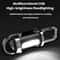 Mini Rechargeable LED Keychain Flashlight Emergency Work Light for Camping & Everyday Carry