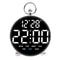LED Digital Alarm Clock With Dual Alarms Large Display Plugin Desk Clock For Students 9