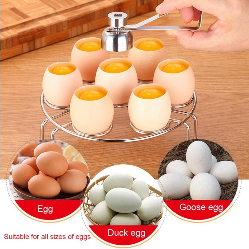 Stainless Steel Egg Topper Cutter Egg Scissors Shell Opener for Boiled Eggs Kitchen Tool