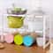 Adjustable Stainless Steel Sink Organizer Double Layer Telescopic Kitchen Storage Rack
