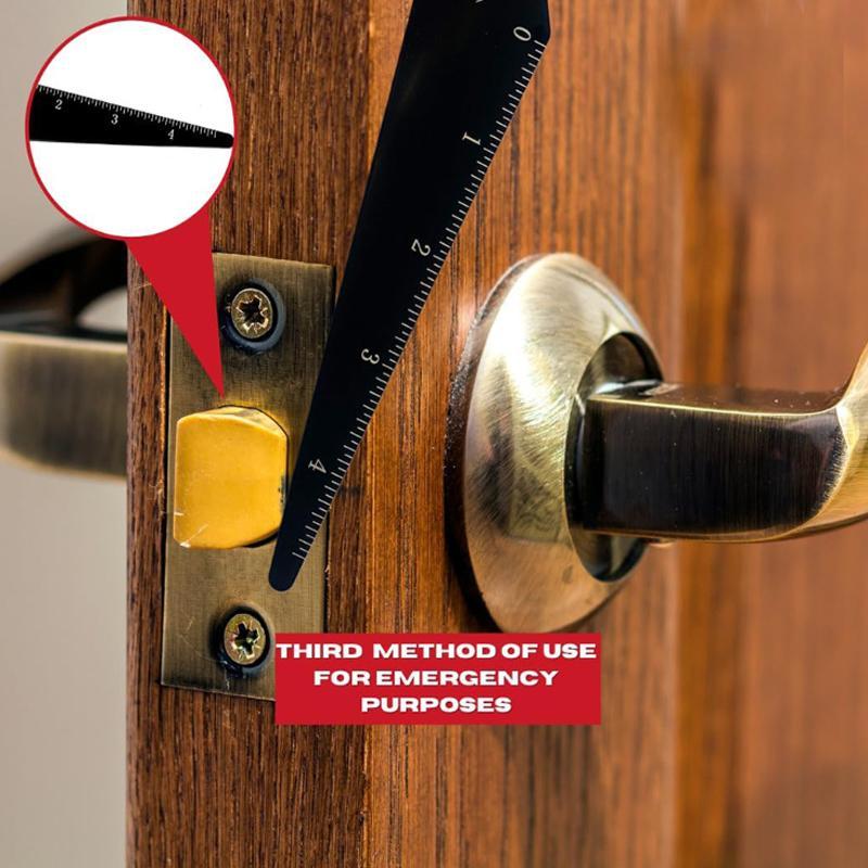 Compact Multi Tool Pry Bar Keychain Stainless Steel EDC Crowbar Opener 4