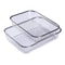 Stainless Steel Fruit and Vegetable Washing and Draining Basket Rectangular Kitchen Storage Colander
