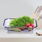 Stainless Steel Fruit and Vegetable Washing and Draining Basket Rectangular Kitchen Storage Colander