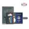 RFID Blocking Travel Wallet Passport Holder With Card Slots Magnetic Closure 0