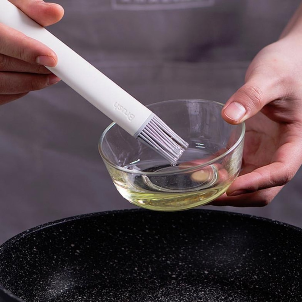 Removable Silicone Basting Brush for Baking, BBQ & Cooking Heat Resistant Kitchen Oil Brush