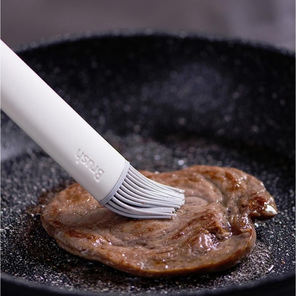 Removable Silicone Basting Brush for Baking, BBQ & Cooking Heat Resistant Kitchen Oil Brush