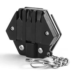 compact edc multi tool knife with screwdriver & bottle opener stainless steel pocket tool