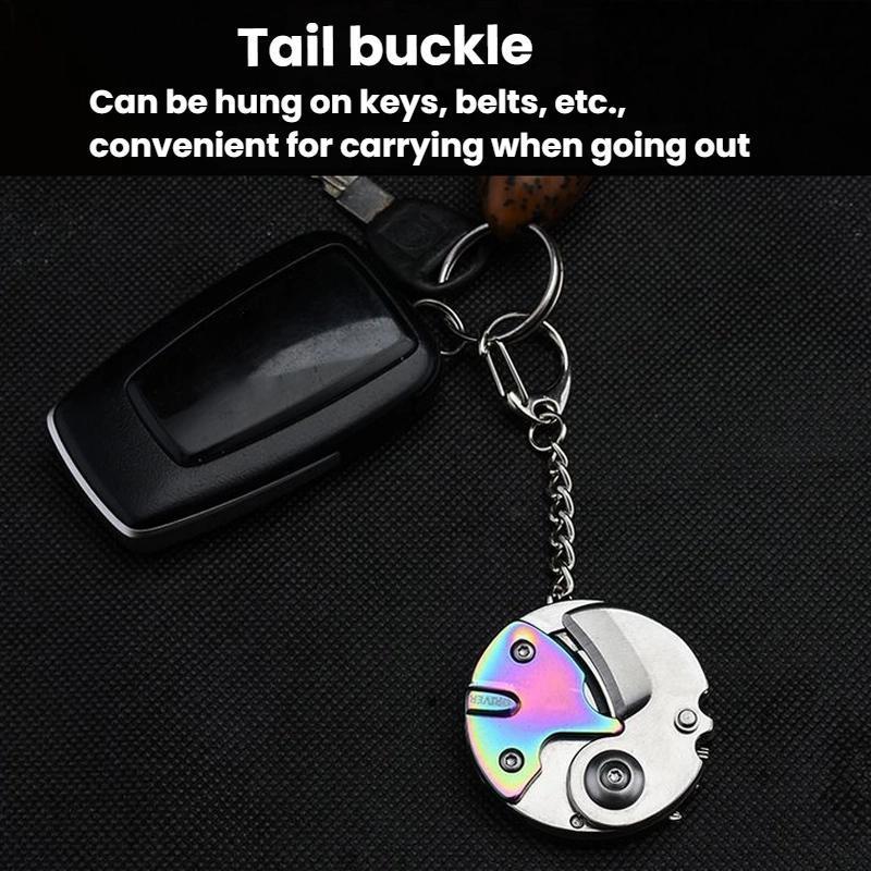 Compact EDC Multi Tool Knife With Screwdriver Bottle Opener Stainless Steel Pocket Tool 8