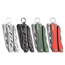 mini multitool 10 in 1 compact pocket knife & edc keychain tool