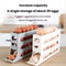2pcsAutomatic Rolling Egg Holder Organizer For Fridge With 4 Layer Stackable Egg Tray 3