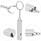 Aluminum Survival Whistle With Key Ring Loud Double Tube Emergency Safety Whistle For Kids Outdoor 2