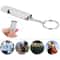 Aluminum Survival Whistle With Key Ring Loud Double Tube Emergency Safety Whistle For Kids Outdoor 4