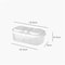 Double Grid Sealed Food Storage Containers Refrigerator Organizer for Multigrain and Kitchen Storage