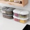 Double Grid Sealed Food Storage Containers Refrigerator Organizer for Multigrain and Kitchen Storage