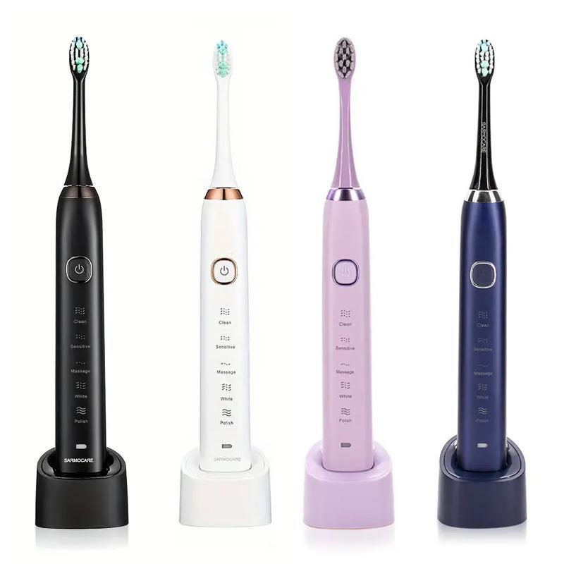 IPX7 Waterproof Sonic Electric Toothbrush With 8 Brush Heads And 5 Modes 1