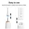 IPX7 Waterproof Sonic Electric Toothbrush With 8 Brush Heads And 5 Modes 8