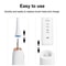IPX7 Waterproof Sonic Electric Toothbrush With 8 Brush Heads And 5 Modes 8