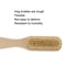 Wooden Foot Scrubber with Pumice Stone and Bristle Brush