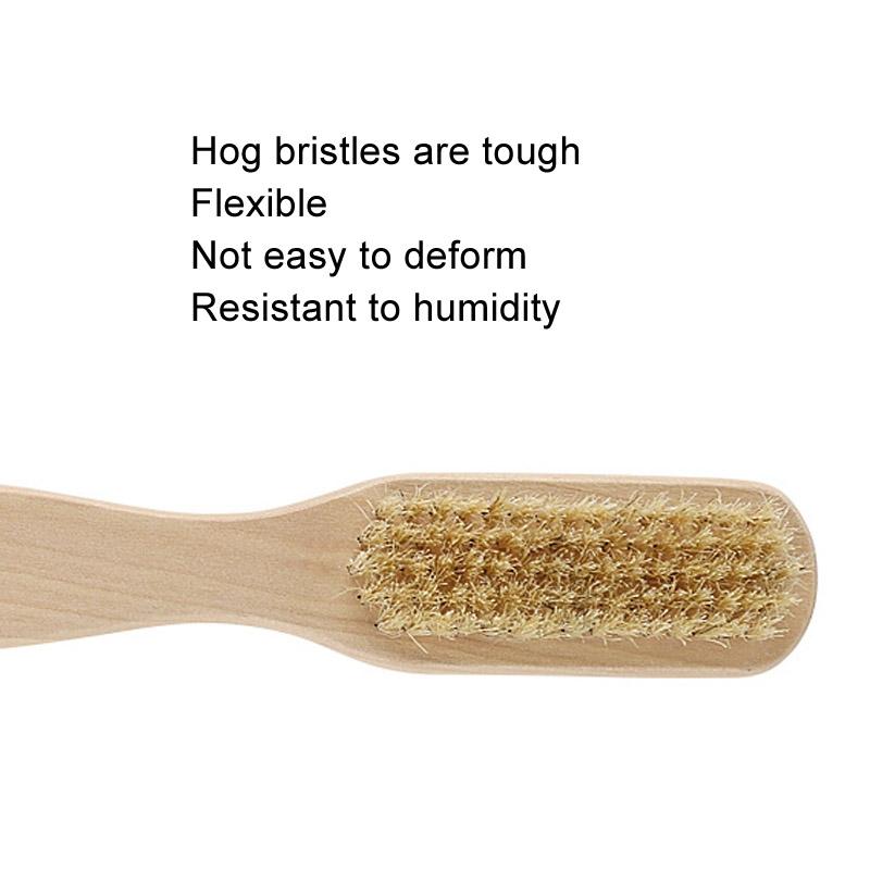Wooden Foot Scrubber with Pumice Stone and Bristle Brush