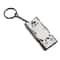 Triple Tube Survival Whistle Stainless Steel Emergency Safety Signal Keychain 0