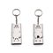 Triple Tube Survival Whistle Stainless Steel Emergency Safety Signal Keychain 1