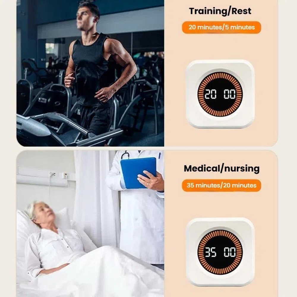 Smart Flip Cube Visual Timer With Gravity Sensing For Study Fitness And Focus 7